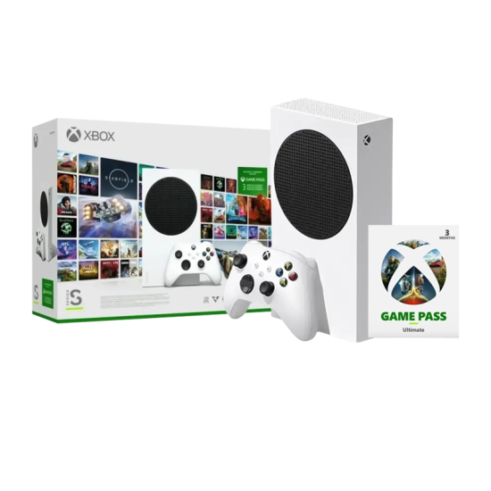 XBOX Series S With 3 Months Of Game Pass Ultimate Bundle - White
